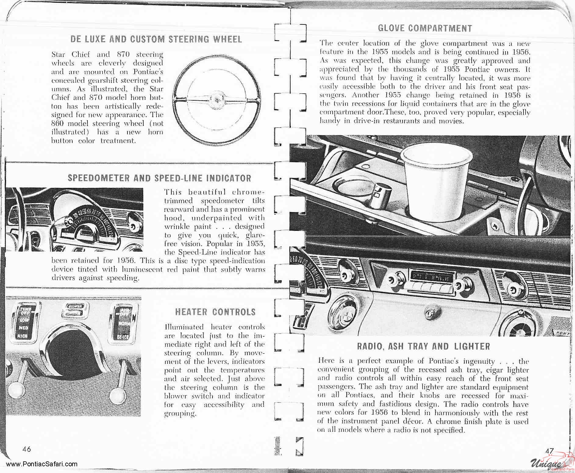 1956 Pontiac Facts Book Page 55
